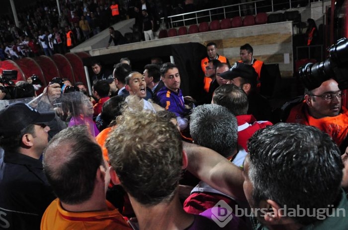 Sivas'ta maç sonu ortalık karıştı!