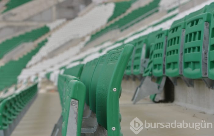 Timsah Arena'nın alttan ısıtma sistemi de tamam