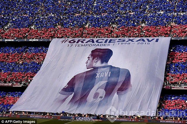Xavi gözyaşları içinde Barça'ya veda etti!