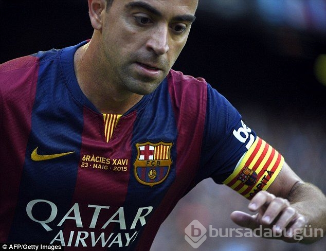 Xavi gözyaşları içinde Barça'ya veda etti!