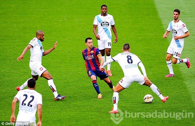 Xavi gözyaşları içinde Barça'ya veda etti!
