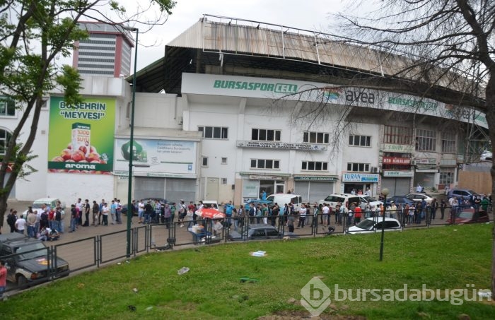 Bursaspor taraftarlarından final biletlerine yoğun ilgi!
