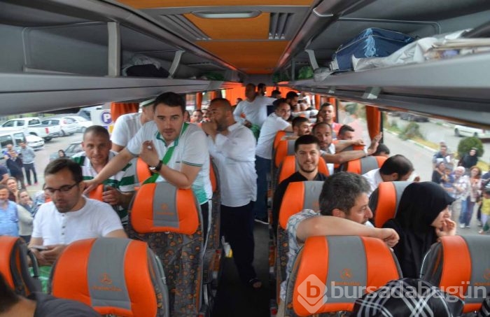 Bursaspor taraftarları umre yolcusu