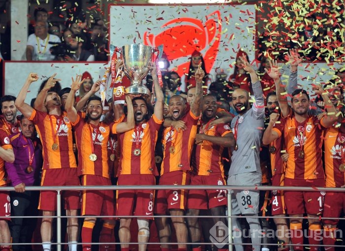 Galatasaray'da şampiyonluk sevinci!