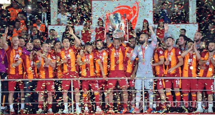 Galatasaray'da şampiyonluk sevinci!