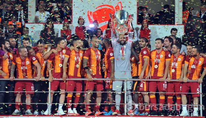 Galatasaray'da şampiyonluk sevinci!