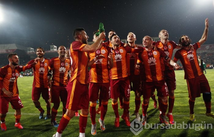 Galatasaray'da şampiyonluk sevinci!