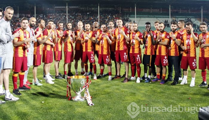 Galatasaray'da şampiyonluk sevinci!