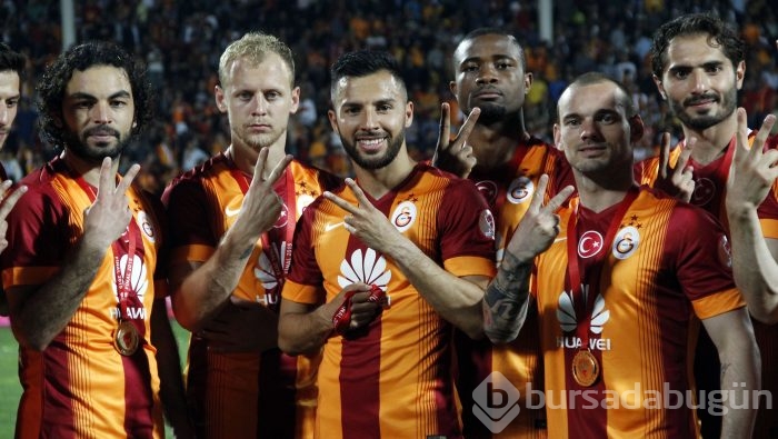 Galatasaray'da şampiyonluk sevinci!