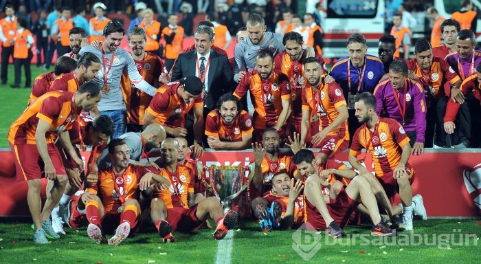 Galatasaray'da şampiyonluk sevinci!