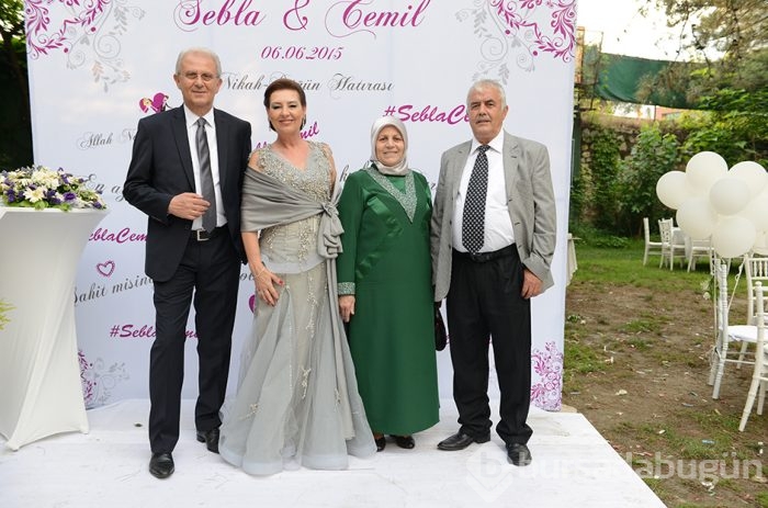 Sebla Pamir ve Cemil Güler dünya evine girdi....