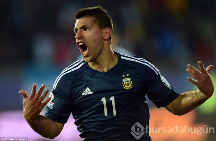 Sergio Aguero Uruguay'ı yıktı!