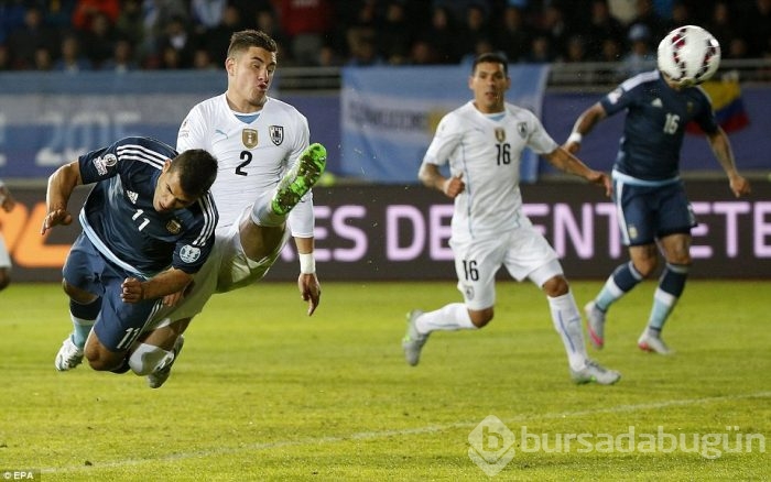 Sergio Aguero Uruguay'ı yıktı!