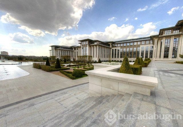 Cumhurbaşkanlığı Sarayı'na birde buradan bakın