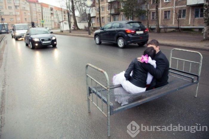 Evlilikten soğutan düğün fotoğrafları