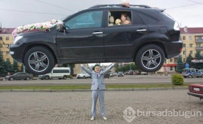 Evlilikten soğutan düğün fotoğrafları
