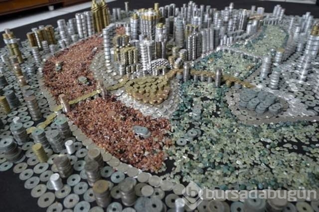 50 bin metal parayla şehir yaptı