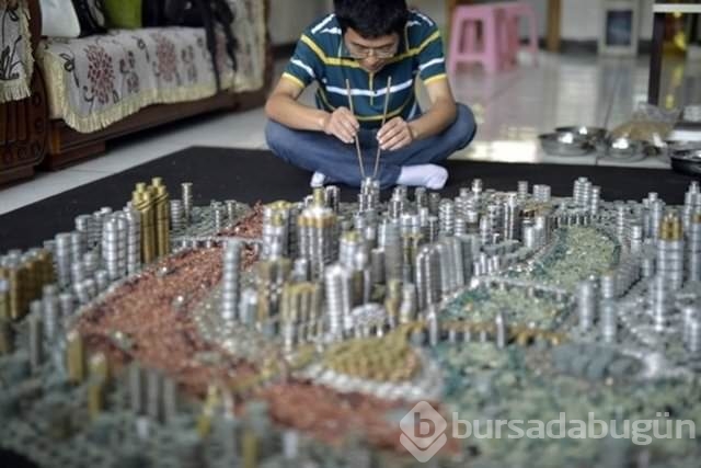 50 bin metal parayla şehir yaptı