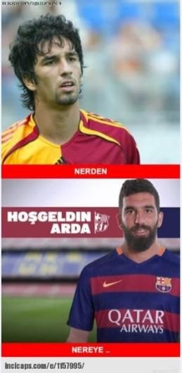 Sosyal medyada arda turan capsleri