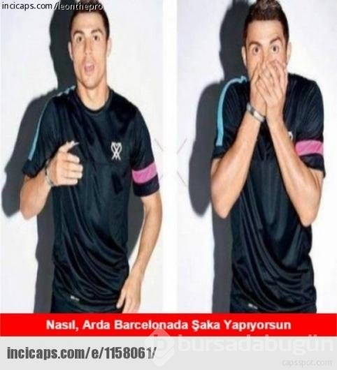 Sosyal medyada arda turan capsleri