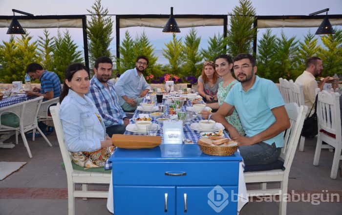 Trilyalı Otel, Bursa basınını iftar yemeğinde ağırladı...