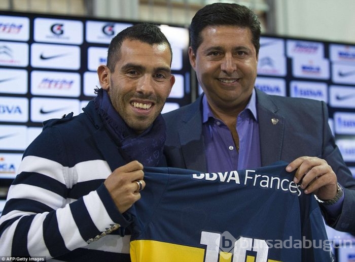 Carlos Tevez'e muhteşem karşılama!