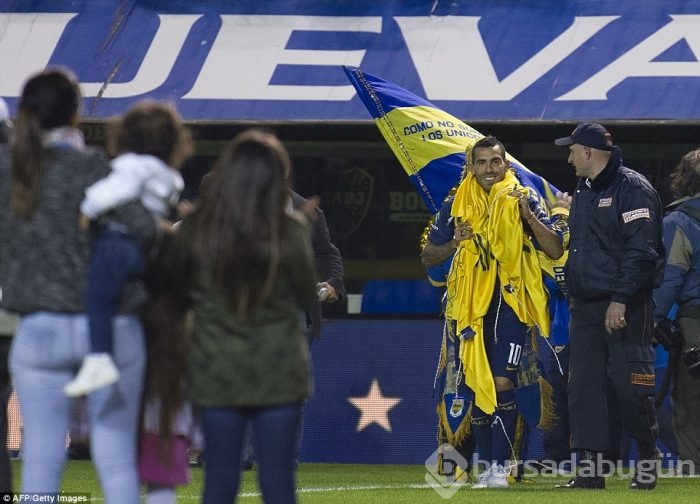 Carlos Tevez'e muhteşem karşılama!
