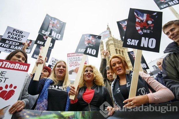 İngiltere'de ilginç protesto
