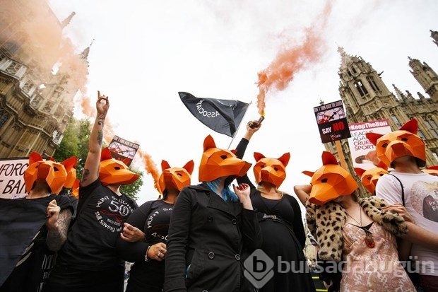İngiltere'de ilginç protesto