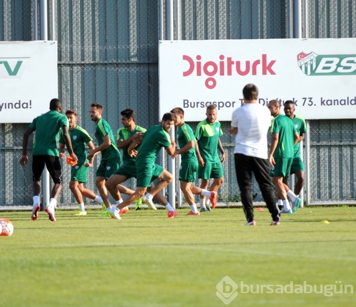Bursaspor'da neşeli idman 
