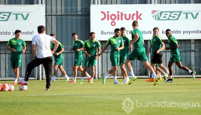 Bursaspor'da neşeli idman 