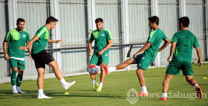 Bursaspor'da neşeli idman 