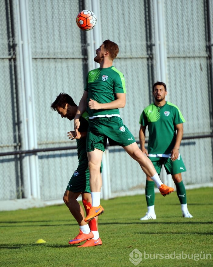 Bursaspor'da neşeli idman 