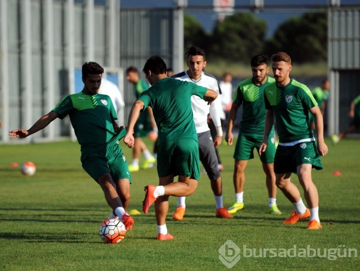 Bursaspor'da neşeli idman 
