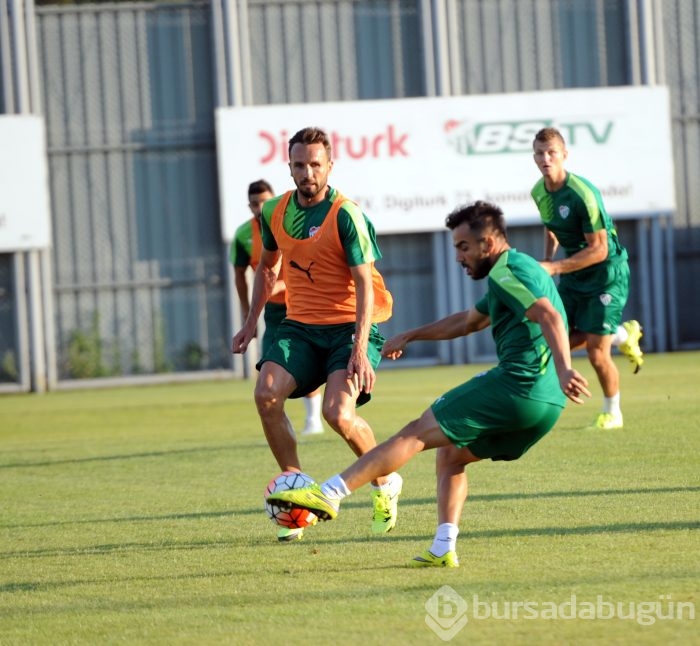 Bursaspor'da neşeli idman 