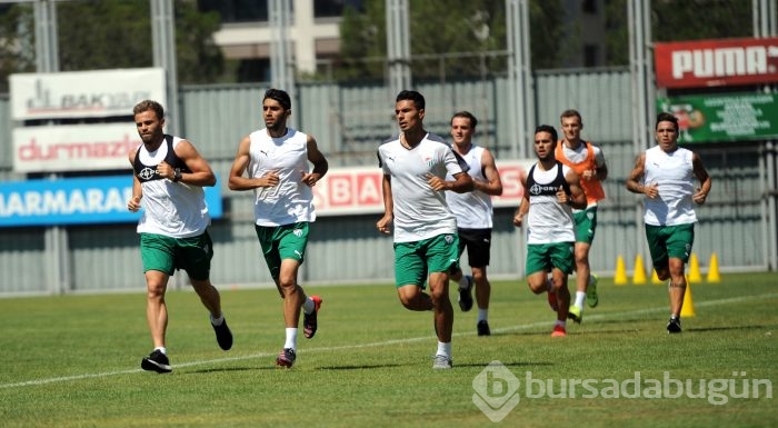 Bursaspor hazırlıklarının ilk etabını tamamladı