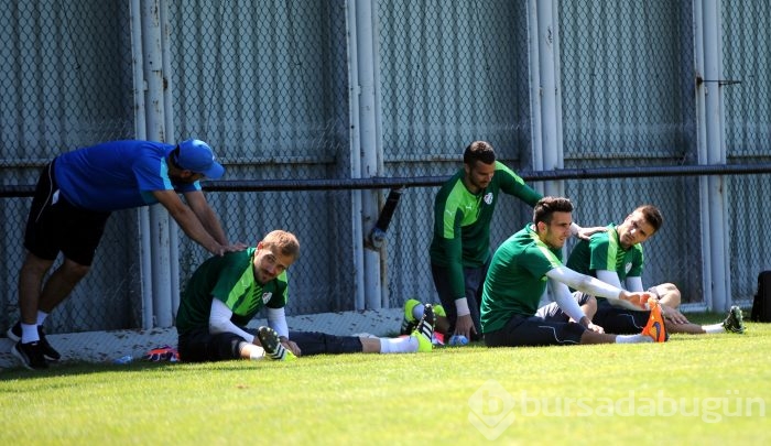 Bursaspor hazırlıklarının ilk etabını tamamladı