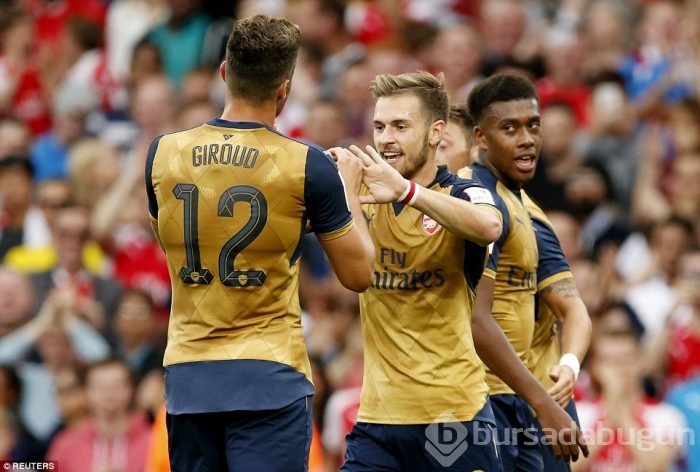 Arsenal Lyon'a acımadı!