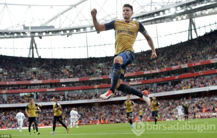 Arsenal Lyon'a acımadı!