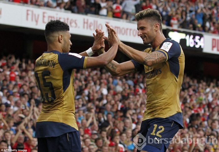Arsenal Lyon'a acımadı!