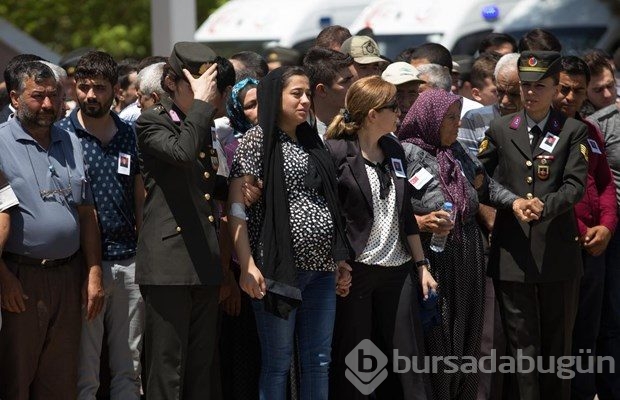 IŞİD'in şehit ettiği astsubaya veda