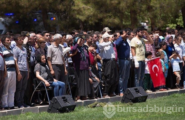 IŞİD'in şehit ettiği astsubaya veda