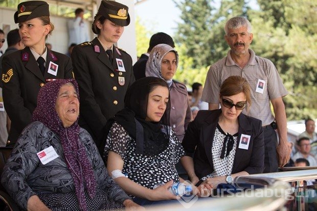 IŞİD'in şehit ettiği astsubaya veda