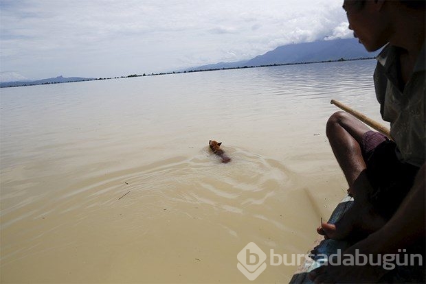 Myanmar'ı sel vurdu