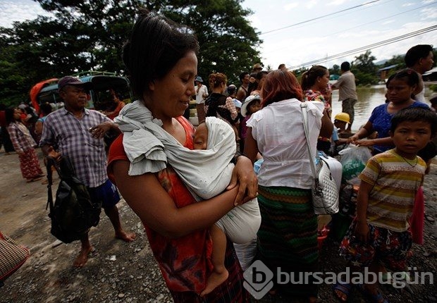 Myanmar'ı sel vurdu