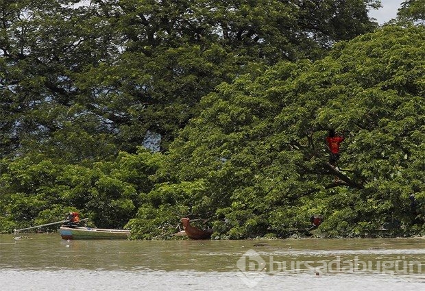 Myanmar'ı sel vurdu