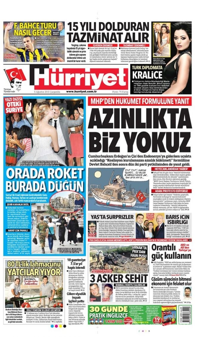 Gazete manşetleri