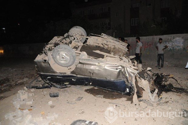 Hedefte polis vardı, minibüs geçerken patladı: 1 ölü