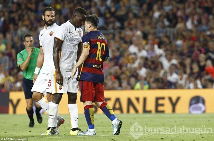 Barcelona'ya Roma hafif geldi!