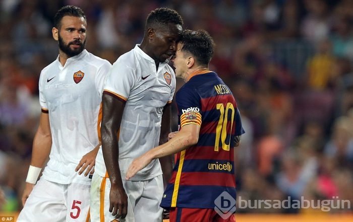 Barcelona'ya Roma hafif geldi!